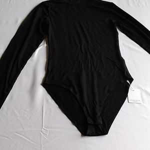 Women Mangopop collection Bodysuit in Black very soft and stretchy Size Xs